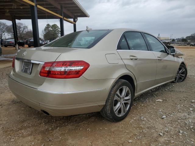 WDDHF5GB9BA402740 - 2011 MERCEDES-BENZ E 350 BEIGE photo 3