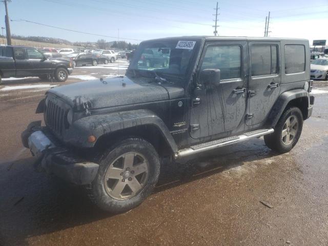 1J4GA59178L636780 - 2008 JEEP WRANGLER U SAHARA BLACK photo 1