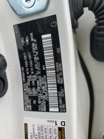 JTENU5JR1M5881039 - 2021 TOYOTA 4RUNNER SR5/SR5 PREMIUM 白色 照片 13