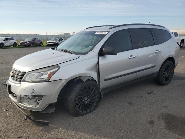 1GNKRFED6HJ166050 - 2017 CHEVROLET TRAVERSE LS SILVER photo 1