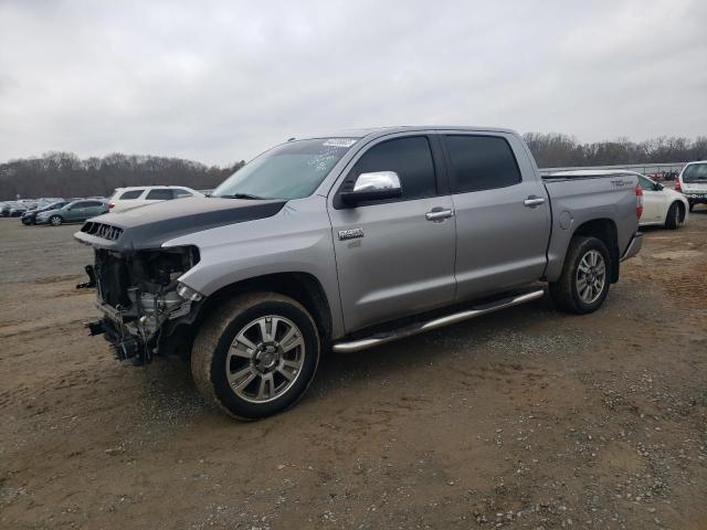 5TFGY5F13EX151644 - 2014 TOYOTA TUNDRA CREWMAX PLATINUM SILVER photo 1