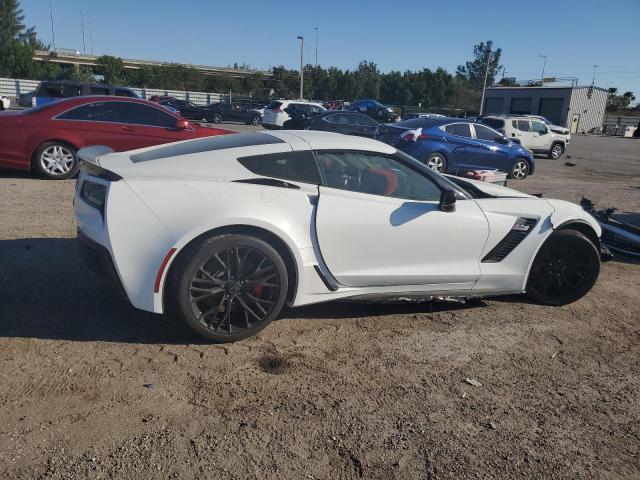 1G1YS2D63K5605667 - 2019 CHEVROLET CORVETTE Z06 2LZ WHITE photo 3