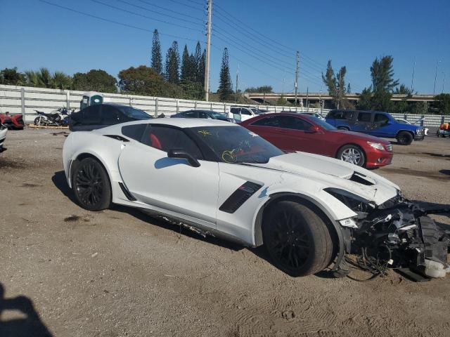 1G1YS2D63K5605667 - 2019 CHEVROLET CORVETTE Z06 2LZ WHITE photo 4