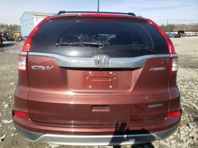 5J6RM4H90FL059542 - 2015 HONDA CR-V TOURING BROWN photo 6