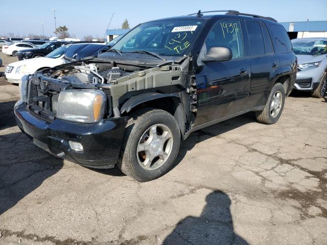 1GNDT13S982261937 - 2008 CHEVROLET TRAILBLAZR LS BLACK photo 1