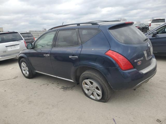 JN8AZ08W56W541168 - 2006 NISSAN MURANO SL BLUE photo 2