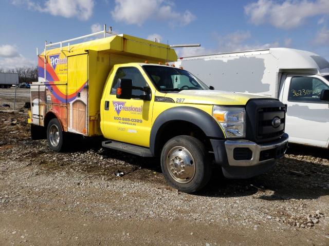 1FDUF4GT5CEB69568 - 2012 FORD F450 SUPER DUTY YELLOW photo 4