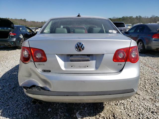 3VWSF71K47M101238 - 2007 VOLKSWAGEN JETTA 2.5 OPTION PACKAGE 1 SILVER photo 6