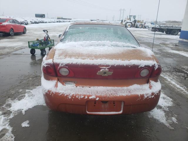 1G1JC12F147350908 - 2004 CHEVROLET CAVALIER ORANGE photo 6