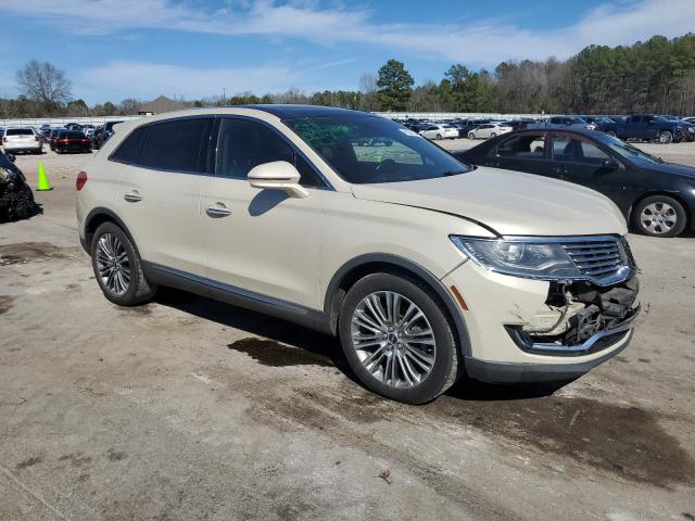 2LMPJ6LR2GBL62249 - 2016 LINCOLN MKX RESERVE BEIGE photo 4