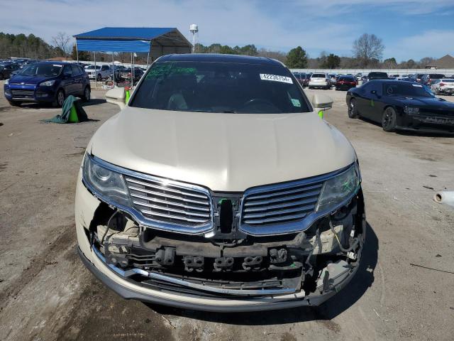 2LMPJ6LR2GBL62249 - 2016 LINCOLN MKX RESERVE Բեժ լուսանկար 5