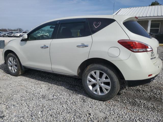 JN8AZ1MU0BW057025 - 2011 NISSAN MURANO S WHITE photo 2