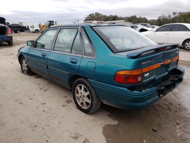 1FASP14J2TW162880 - 1996 FORD ESCORT LX GREEN photo 2