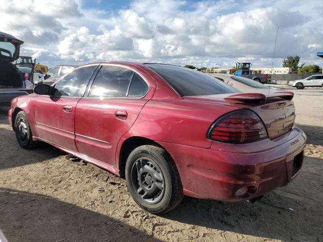 1G2NE52EX5M209313 - 2005 PONTIAC GRAND AM SE BURGUNDY photo 2