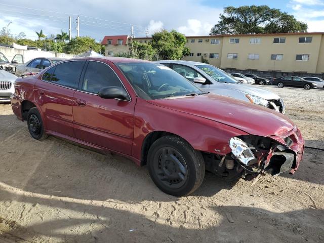 1G2NE52EX5M209313 - 2005 PONTIAC GRAND AM SE BURGUNDY photo 4