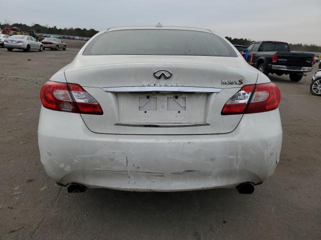 JN1AY1AR9DM590118 - 2013 INFINITI M56 X WHITE photo 6