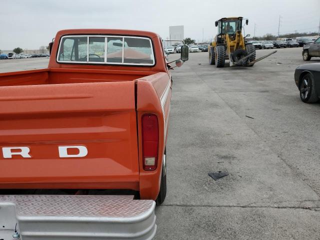 F25MLC12841 - 1976 FORD F-250 ORANGE photo 10