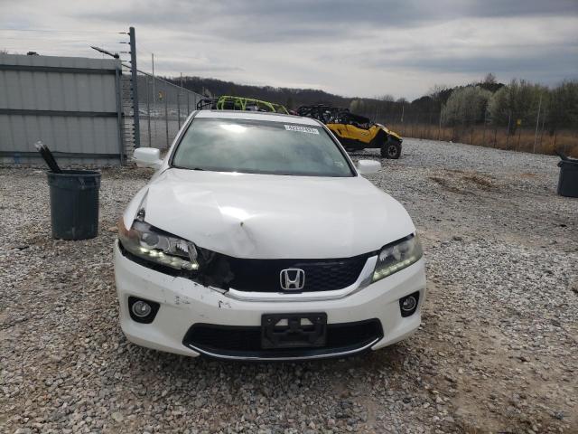 1HGCT2B84EA006521 - 2014 HONDA ACCORD EXL WHITE photo 5