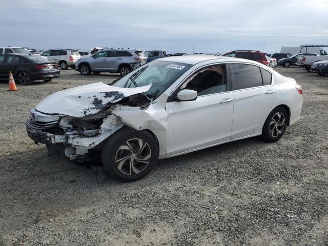 1HGCR2F37GA166702 - 2016 HONDA ACCORD LX WHITE photo 1