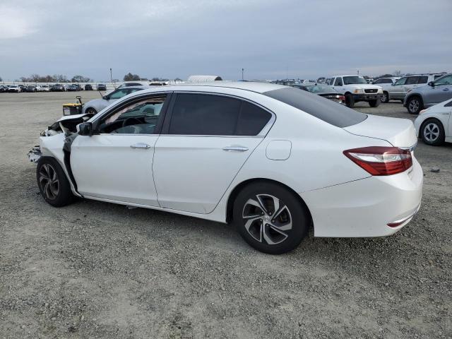 1HGCR2F37GA166702 - 2016 HONDA ACCORD LX WHITE photo 2