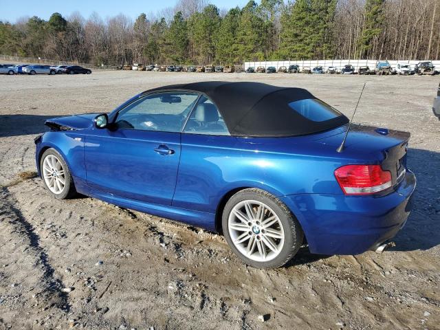 WBAUL7C59BVM79739 - 2011 BMW 128 I BLUE photo 2