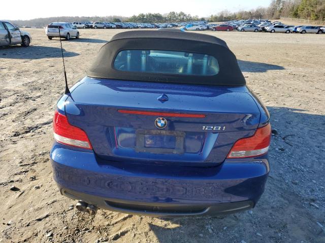 WBAUL7C59BVM79739 - 2011 BMW 128 I BLUE photo 6