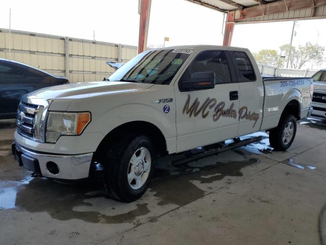 1FTFX1EFXBFB66406 - 2011 FORD F150 SUPER CAB WHITE photo 1