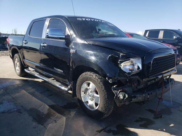 5TFEV54127X029685 - 2007 TOYOTA TUNDRA CREWMAX SR5 BLACK photo 4