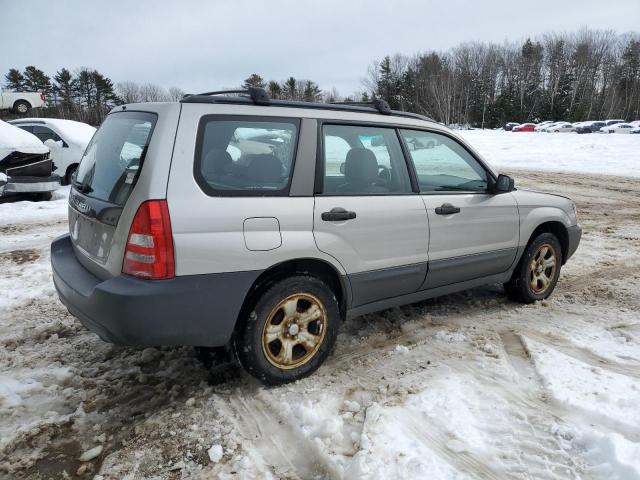 JF1SG63625H732393 - 2005 SUBARU FORESTER 2.5X SILVER photo 3