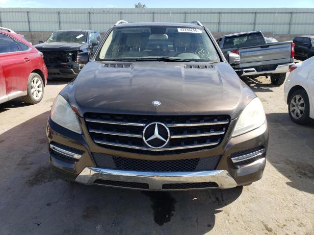 4JGDA5HB0CA002083 - 2012 MERCEDES-BENZ ML 350 4MATIC BROWN photo 5