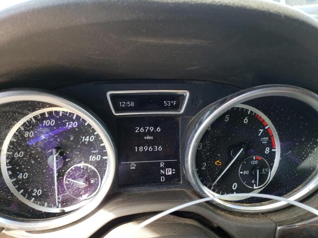 4JGDA5HB0CA002083 - 2012 MERCEDES-BENZ ML 350 4MATIC BROWN photo 9