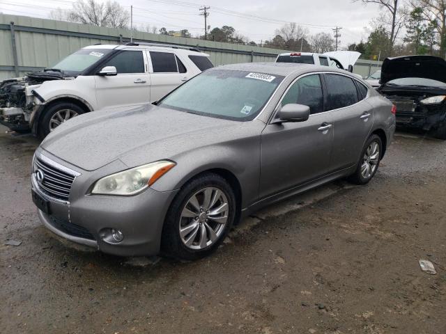 JN1AY1AR5CM580006 - 2012 INFINITI M56 X GRAY photo 1