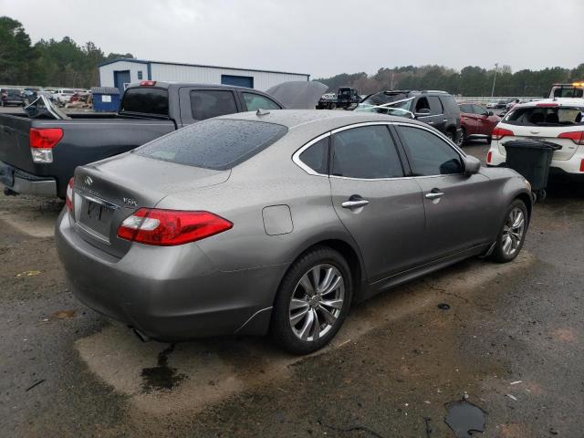 JN1AY1AR5CM580006 - 2012 INFINITI M56 X GRAY photo 3