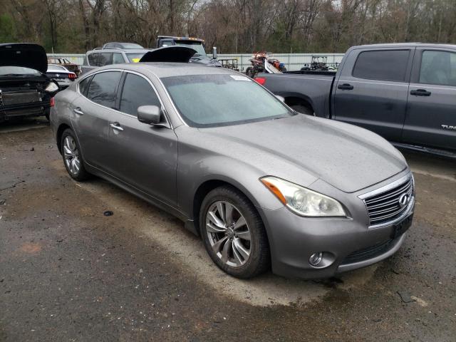 JN1AY1AR5CM580006 - 2012 INFINITI M56 X GRAY photo 4