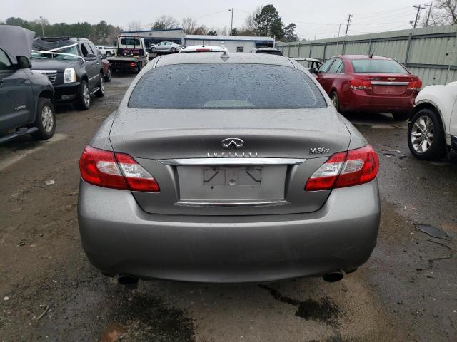 JN1AY1AR5CM580006 - 2012 INFINITI M56 X GRAY photo 6