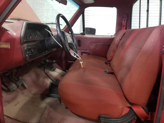 1FTEF14Y6JPB83374 - 1988 FORD F150 RED photo 7