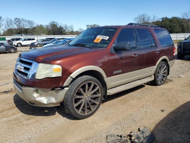 1FMFU17587LA25707 - 2007 FORD EXPEDITION EDDIE BAUER BURGUNDY photo 1