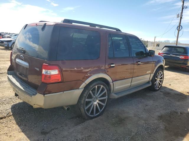 1FMFU17587LA25707 - 2007 FORD EXPEDITION EDDIE BAUER BURGUNDY photo 3