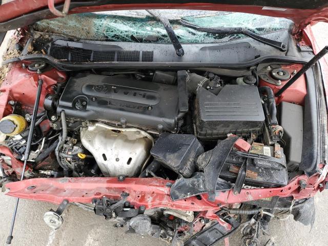 4T1BE46K79U416588 - 2009 TOYOTA CAMRY BASE RED photo 11