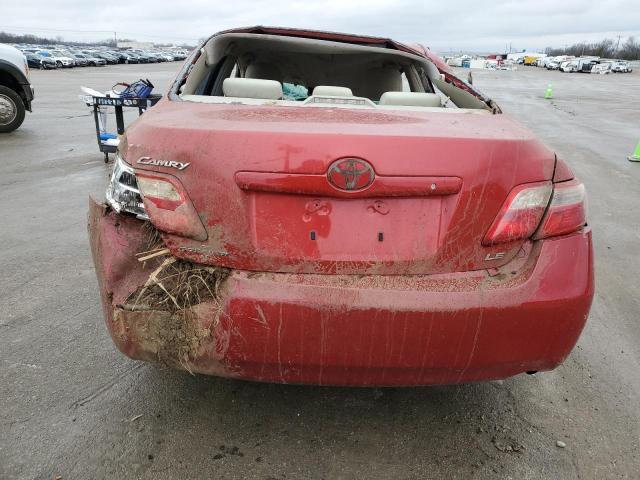 4T1BE46K79U416588 - 2009 TOYOTA CAMRY BASE RED photo 6