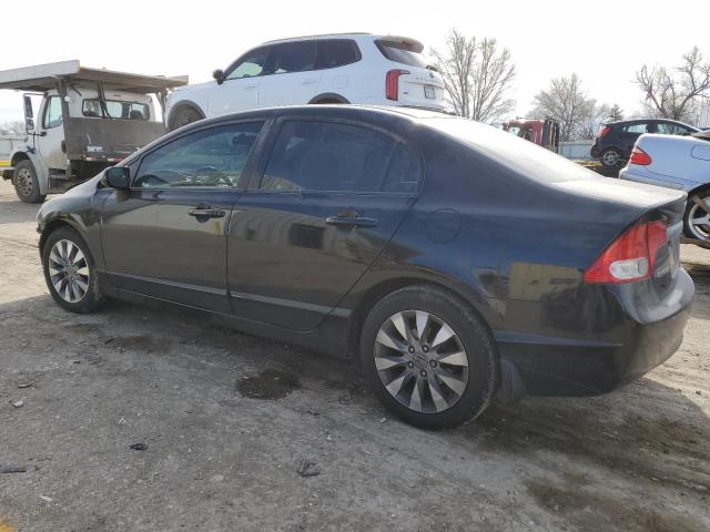 2HGFA1F95BH507074 - 2011 HONDA CIVIC EXL შავი ფოტო 2