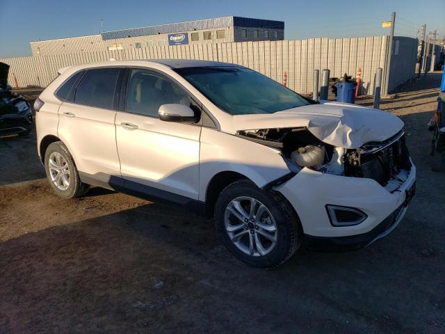 2FMTK3J85FBB28220 - 2015 FORD EDGE SEL WHITE photo 4