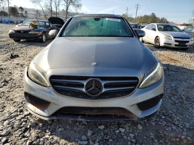 55SWF4KB4GU099107 - 2016 MERCEDES-BENZ C 300 4MATIC SILVER photo 5