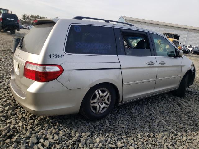 5FNRL38756B426049 - 2006 HONDA ODYSSEY EXL GRAY photo 3