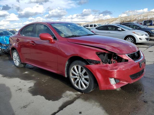 JTHCK262685023596 - 2008 LEXUS IS 250 RED photo 4