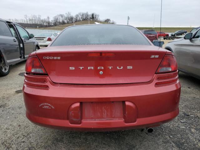 1B3EL46R42N139727 - 2002 DODGE STRATUS SE PLUS RED photo 6