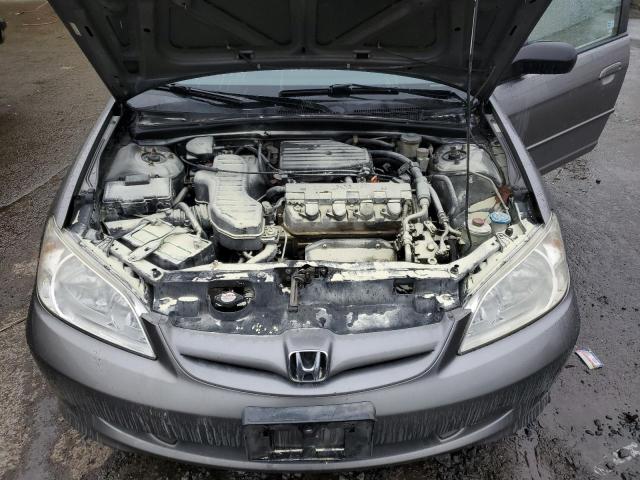 2HGES15605H592684 - 2005 HONDA CIVIC LX SILVER photo 11