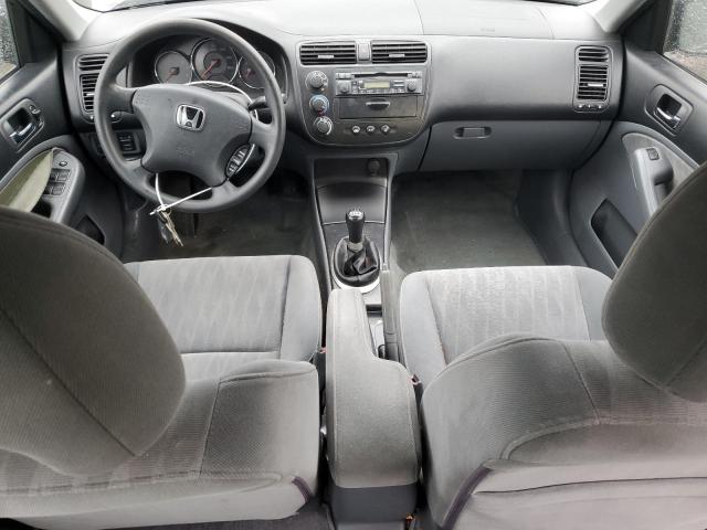 2HGES15605H592684 - 2005 HONDA CIVIC LX SILVER photo 8