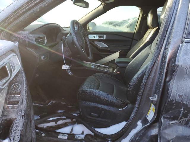 1FM5K8GC9MGA46157 - 2021 FORD EXPLORER ST BLACK photo 7