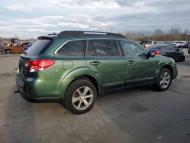 4S4BRBCC1E3208115 - 2014 SUBARU OUTBACK 2.5I PREMIUM GREEN photo 3